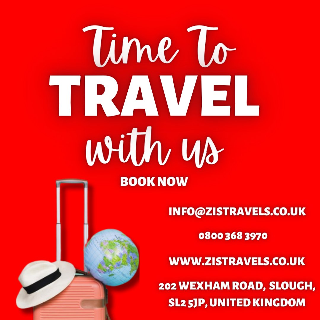 Zistravels_uk's tweet photo. It is the time to travel with us now!
Book your cheap flights from https://t.co/dFaZmGAyqx
#YorkshireDay #loveIsland #cheapflights #bestflightdeals #zistravels #unitedkingdom #heathrowairport #flightbooking #flights #bestflightever #traveluk #uktravel #heathrow https://t.co/32qKtahSHt