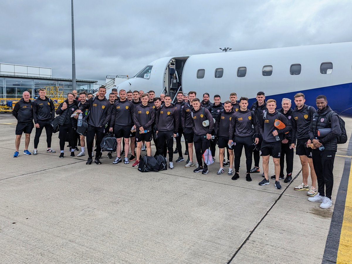 CoDerryAirport's tweet photo. @derrycityfc are bound for Kuopio!π«
Wishing the team the very best of luck in their match against KuPS in the second round of the UEFA Europa League tomorrow!π΄βͺοΈ
Safe travels and thank you for #ChoosingCoDA.π
#CityofDerryAirport #RAWA28 #SupportLocal #CharteredFlights https://t.co/yPUKRhDXXn