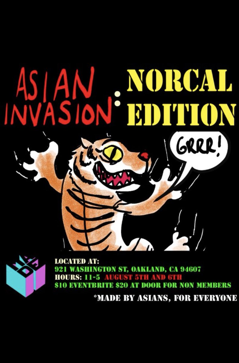 #GenerationalTrauma Now most of us suffer from fucked up anxiety compared to the past. Ain't it a bitch. #WickedWednesday #DemonBitch

#AsianInvasionNorcal is coming this 8/5-8/6! Come on by to the MADE in Oakland.

ALL ELSE HERE: linktr.ee/HoraToraStudios