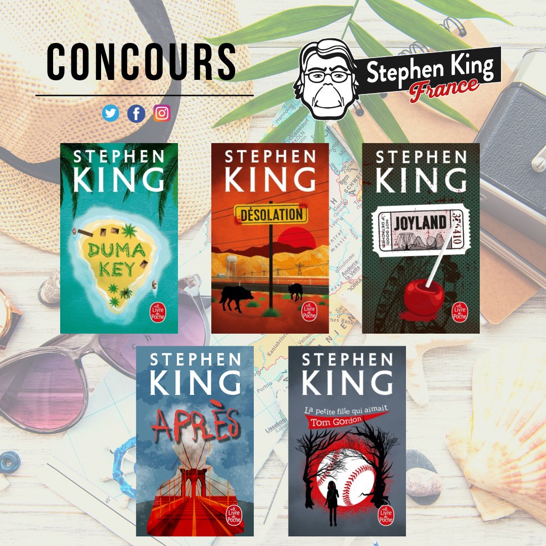StephenKingFr's tweet image. Concours d'été ☀️🎁

Follow @StephenKingFr &amp;amp; @LivredepocheSFF + RT ce tweet pour gagner un des 10 livres de @StephenKing qui vous fera voyager ! 🏝️

Tentez aussi vos chances sur Facebook et Insta 👉 sking.fr/ConcoursEte2023