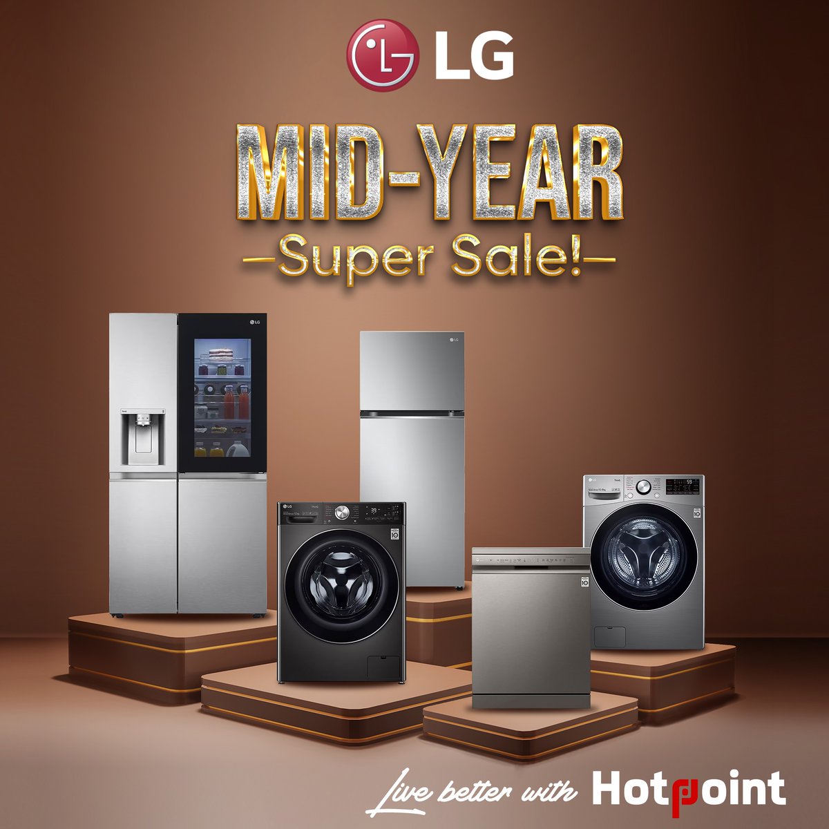 YayacentreKE's tweet image. Get your hands on the most fantastic deals this season with LG Mid-Year Supersale! Hotpoint Appliances Kenya discounted prices will leave your home stylish, and your wallet happy. Shop🛒online here👉 bit.ly/3JWqmQ8 or at our @hotpointkenya retail outlet
#smartappliances