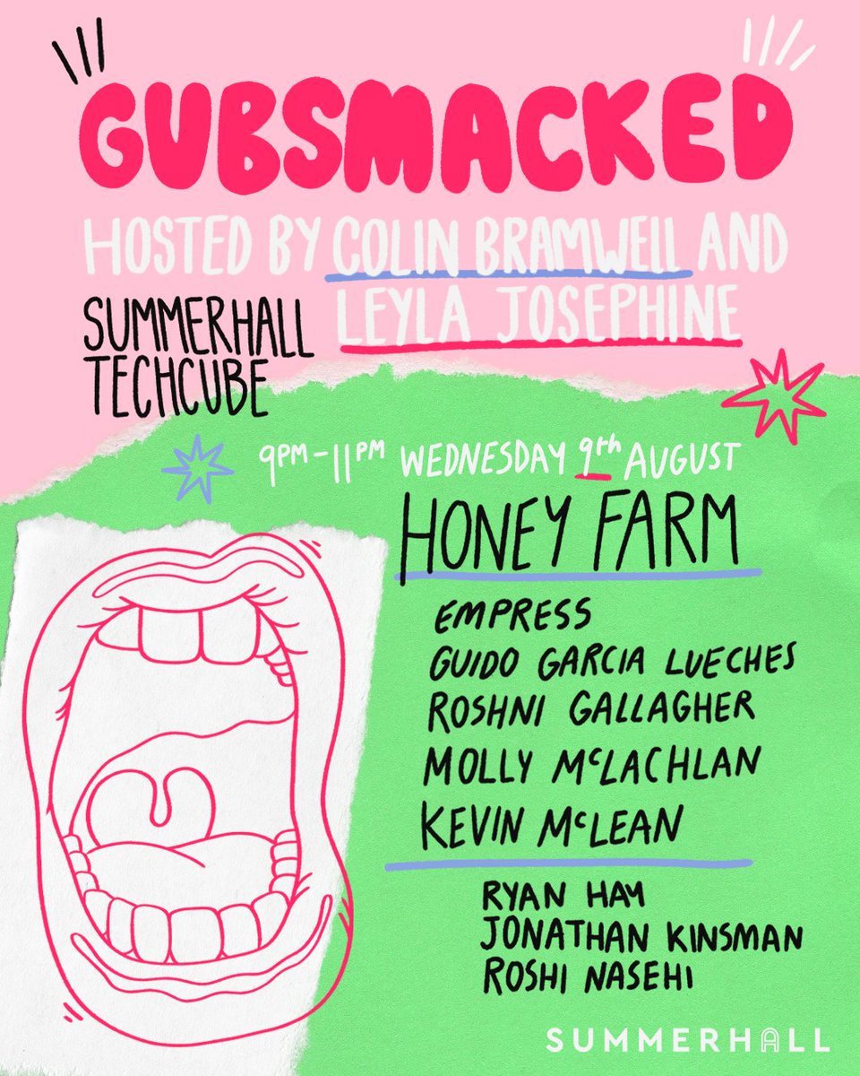 🗣📢 Excited for this! Edinburgh Fringe ~ 9th August ~ see you there! @gubsmacked @LeylaJosephine1