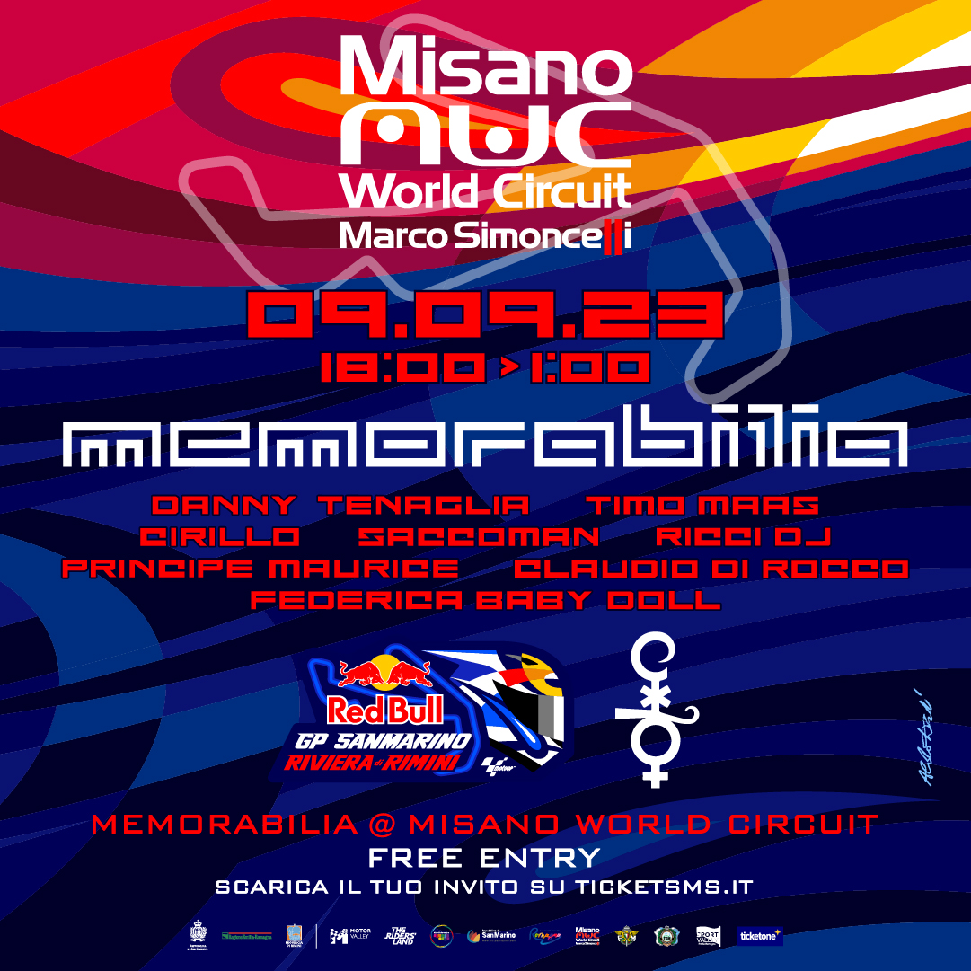 AngeliPierre's tweet photo. Evento Memorabilia al Misano World Circuit with Cocoricò Riccione
Sabato 9 Settembre
Dalle ore 18:00 alle ore 01:00.
Prenotazioni ticket omaggio, tavolo, backstage o pacchetti hotel al 339-4339511 Lino Del Bianco.
#timomass #misano #dannytenaglia #memorabilia #cocorico #fun https://t.co/kyxGKsm1Rp