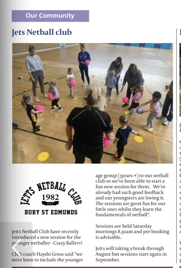 Our regular slot in our local <a href="/BuryFlyer/">Bury Flyer</a> for August - Crazy Ballers  3years+ #thankyou #burystedmunds #suffolk #itsallaboutthekids 💛🖤🏐