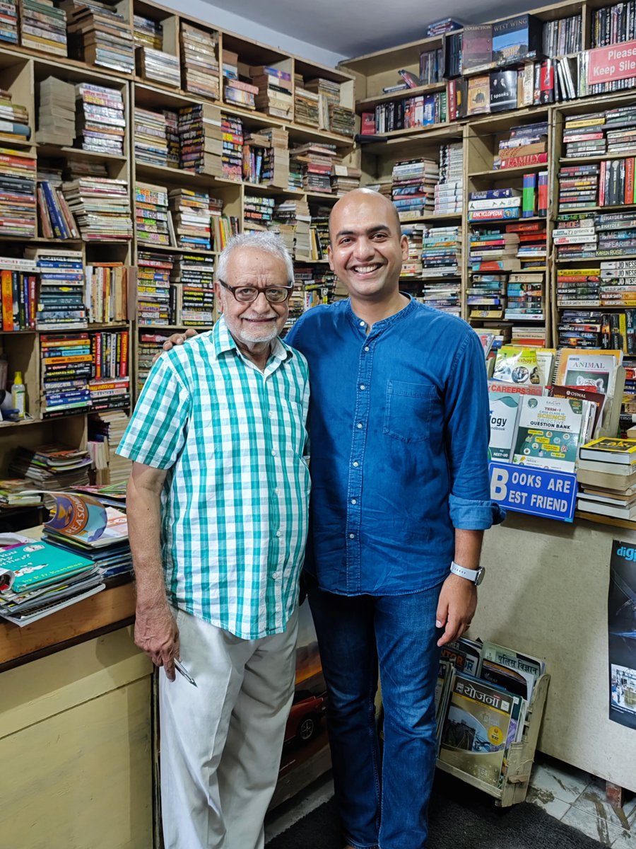 manukumarjain's tweet photo. 📚 The Magic of Reading: How do we pass it on to our kids? 📖🌟

As a kid, I wasn't a studious one. However, my parents understood the magic of reading and encouraged me to read books; all kinds of books - comics, novels, magazines, anything. (it also helped that we did not have cable TV at home 📺)

I used to go to a small library in Meerut - J.S Library - where I would spend hours every day, standing in a corner and reading books. We couldn't afford to rent many books, so I would read 4-5 comics/books while standing there and then rent 1-2 for home. Few days ago, I went back to J.S Library and thanked Jagadesh uncle (the owner).

Nowadays, I feel sad seeing kids engrossed in gadgets, missing out on the joys of reading. I believe it is our duty as parents to encourage kids to read more books. Here are five simple yet powerful ways that I can think of:

1️⃣ Lead by Example, read in front of them: Have family reading sessions. When kids see us enjoying books, they'll be inspired to do the same. My mother used to read with me, and it encouraged me a lot. 

2️⃣ Create a Reading Nook: Designate a cozy space at home for reading, filled with books, where kids can escape into captivating stories. My parents created one for me, and I am trying to build a small library for my kids. 

3️⃣ Explore Diverse Genres: Don't force them to read only science or math books ("yeh homework nahin hai"). Introduce them to a wide variety of books - adventure, fiction, fantasy, science, comics, and more. Find out their interests and encourage them to read more in those areas. My parents allowed me to read all novels and comics too. 

4️⃣ Make Reading fun / join book clubs: Join book clubs where kids can share their favorite stories with other kids. Or organize fun reading challenges, where kids set reading goals and are rewarded for achieving them. For me, my fun place was JS Library. 

5️⃣ Encourage Discussion: Have conversations with them about the books they read, their favorite characters, and the lessons they learn. This will encourage them to read more.

Remember - Reading is a lifelong gift that keeps giving. It's a key to unlock limitless possibilities, discovering a whole new world of imagination and knowledge.

Let's nurture this beautiful habit! 📖🌟

#Book #Books #Read #Reading #LoveForBooks #JoyOfReading #Imagination #Motivation #Parenting #ParentingTips #Kids #Children