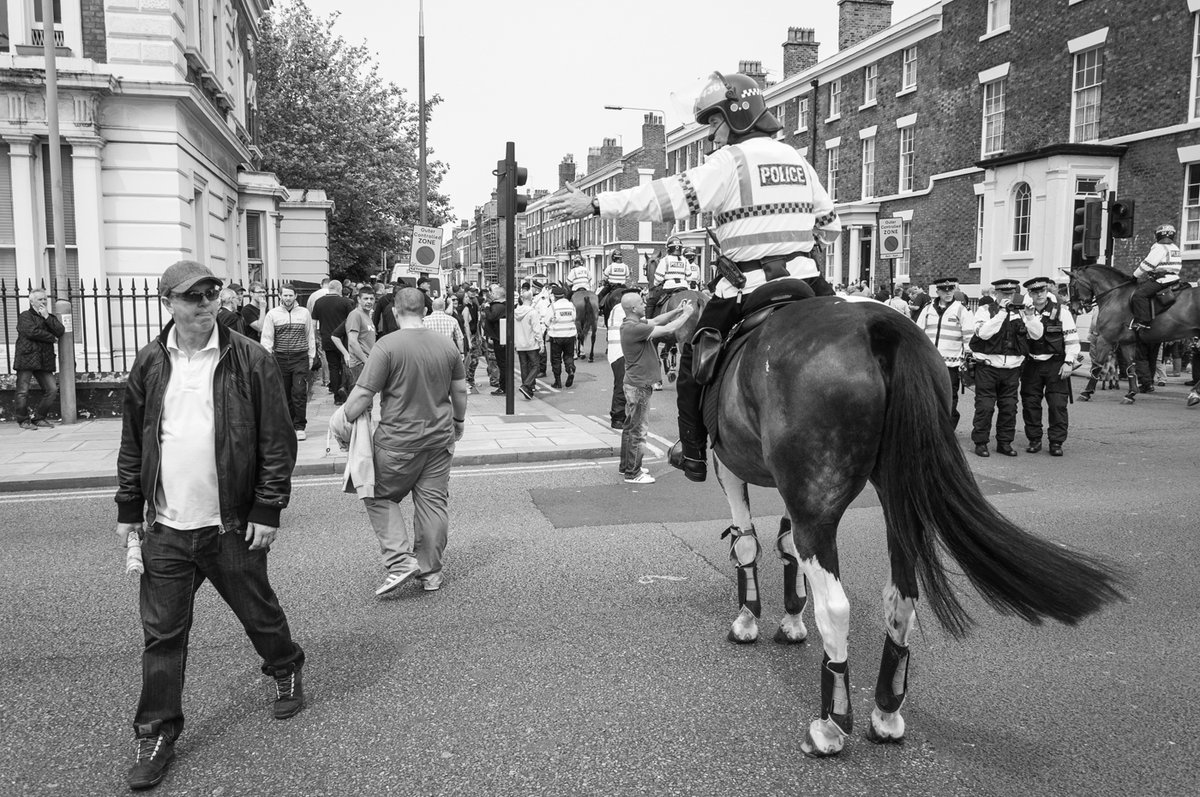 Images from 'Eyes on the right' my long term project that documented various far right groups visiting Liverpool between 2010 - 2019. These images are from the James Larkin march in July 2012.