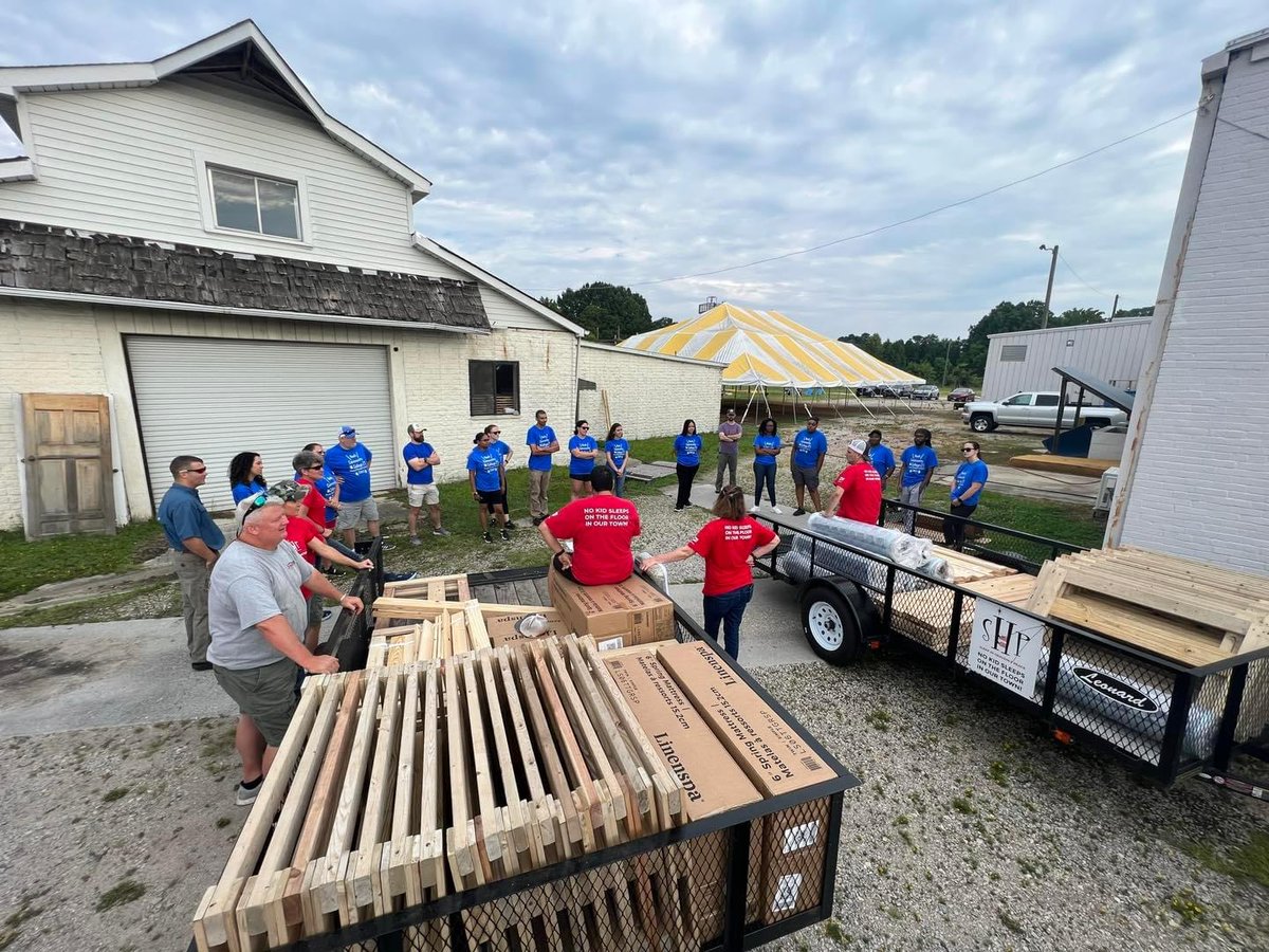 NCC PTA students recently participated in a volunteer collaboration with the Sleep in Heavenly Peace organization in Rocky Mount. The students were able to collect 43 bed sets and assisted in building and delivering beds for 33 local children in need.