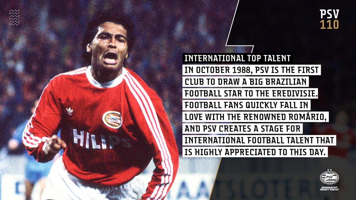PSV's tweet image. 22 days left until #PSV110. ⏳
A new (fun) fact every week.

Part XII: PSV + 🇧🇷 = ❤️