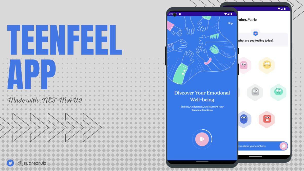 TeenFeel App UI Challenge made with .NET MAUI. github.com/jsuarezruiz/ne… #dotnet