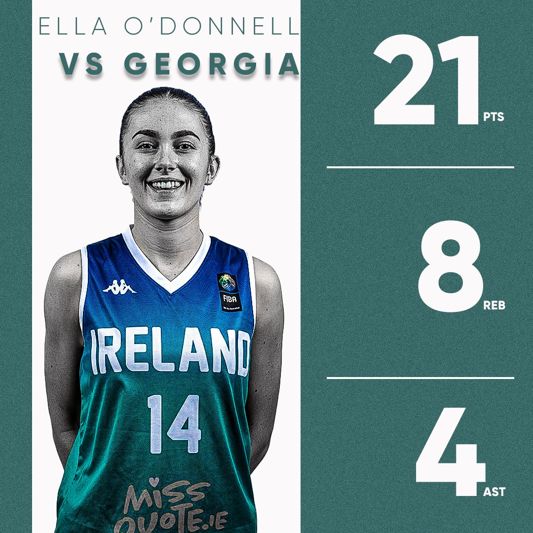 𝙁𝙐𝙇𝙇-𝙏𝙄𝙈𝙀 ▶️

🇮🇪82-58🇬🇪

Ireland maintain their unbeaten run in the FIBA U20 Women’s European Championship group stage and will play either 🇬🇧 or🇨🇭 in the last 8️⃣ on Friday evening. 

#Greenmesnsgo ☘️ | <a href="/missquoteie/">missquote.ie</a> | <a href="/abbeysealsint/">Abbey Seals International Ltd</a>