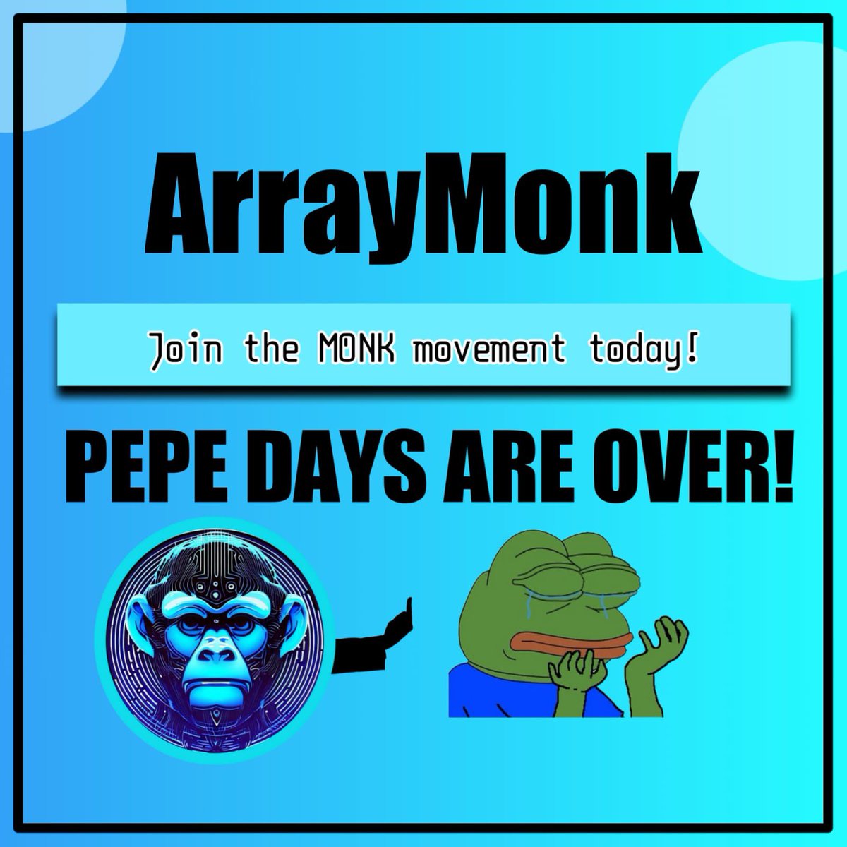 AI_Bicasso's tweet image. For the community! $AMK #ArrayMonk #AMK to the moon