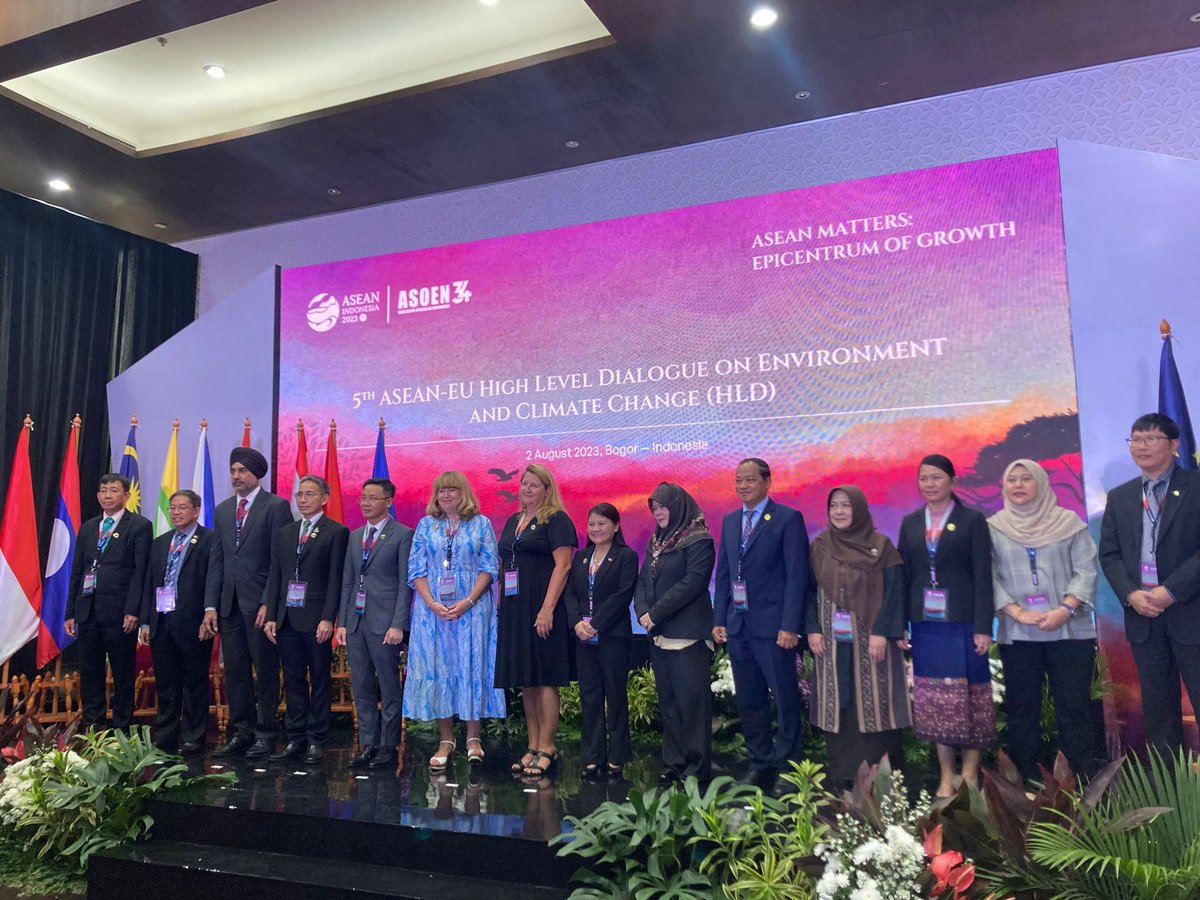 The EU and ASEAN met today for the 5th time at senior officials level to discuss shared #environmental and #climate challenges and agreed to step up cooperation between the regions