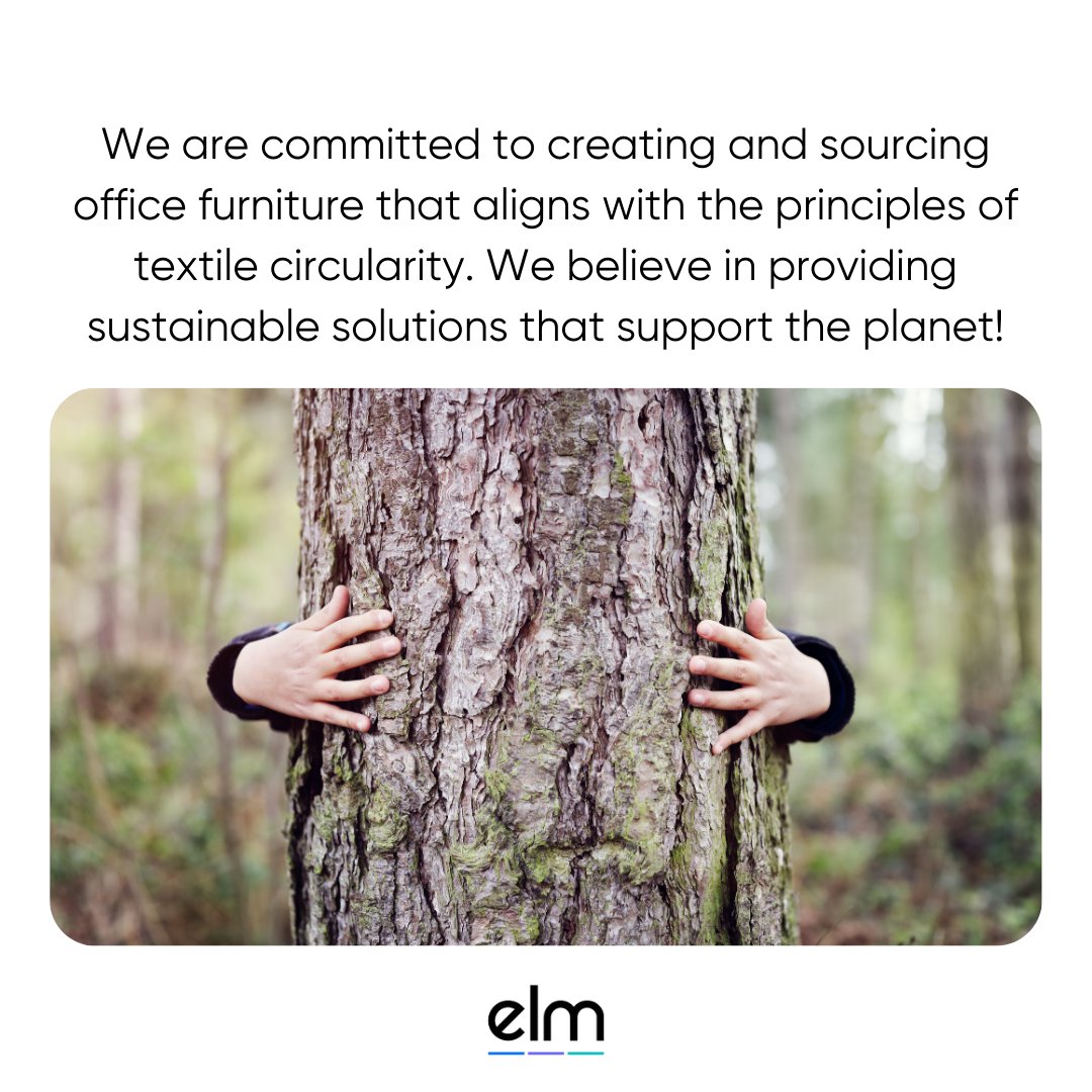 elmworkspace's tweet photo. 🌍🛋 Join us in creating a sustainable future!
At Elm Workspace, we are committed to creating office furniture that aligns with the principles of textile circularity.
Contact us today to source your office furniture responsibly. ♻️
📲 01249 819419
#TextileCircularity https://t.co/1hDTWYg2BH