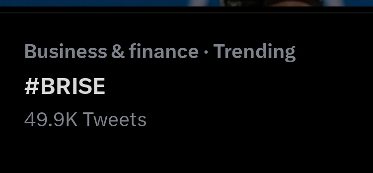 See what's trending 🫣
#BRISE ON FIRE 🔥