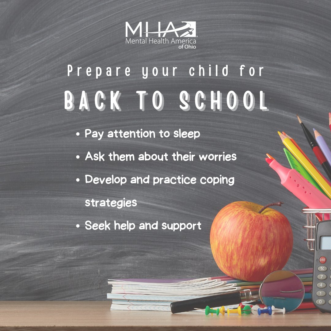 For children with mental health problems, summertime is a time of emotional and physical relief. Which is why going back to school is so hard.

As you start to think about back to school, keep the following tips in mind: