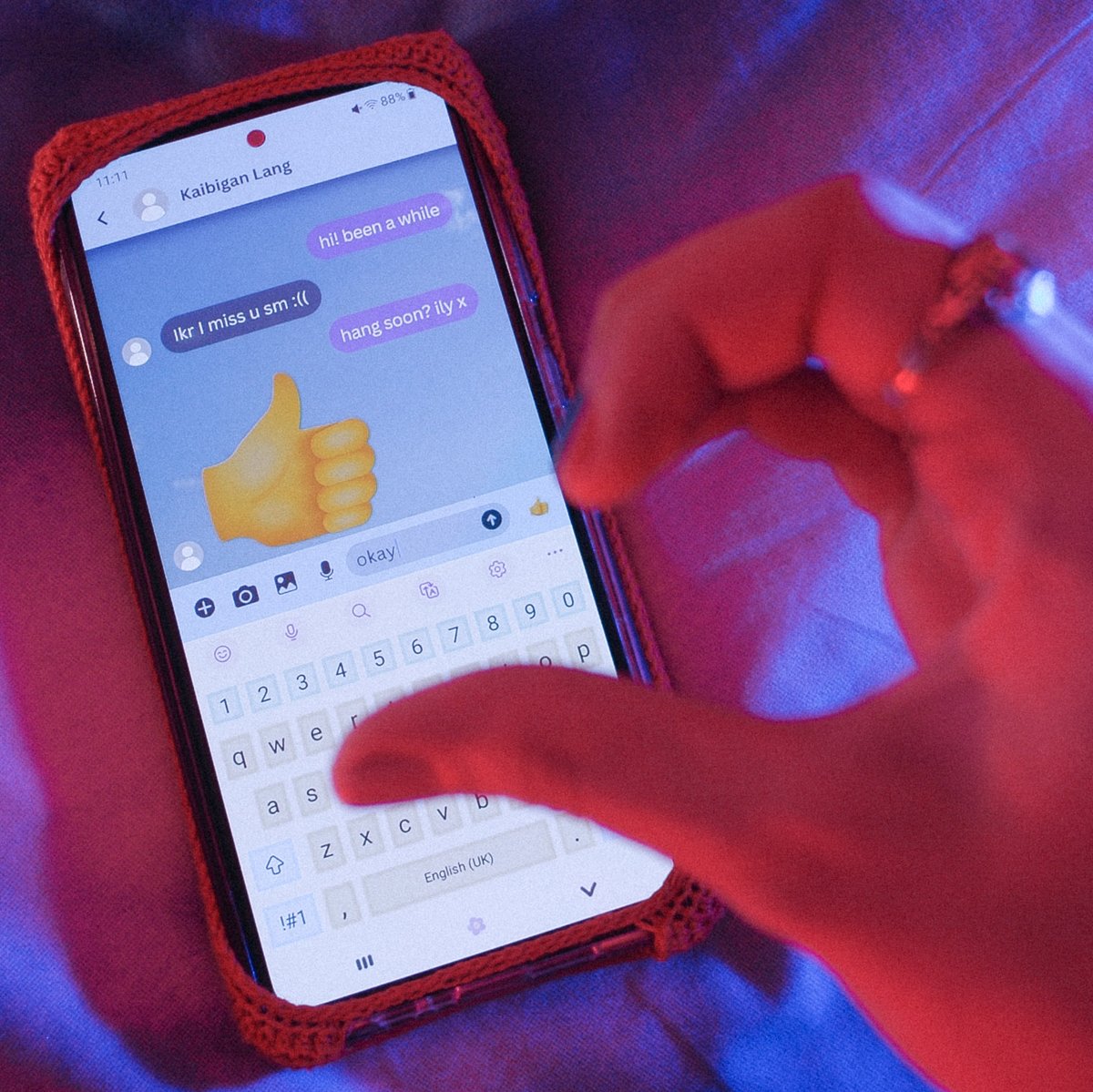 Cover art reveal! 👍🩷 "Kaibigan Lang" will be available on streaming platforms 🎶 this Friday on August 4, at 12 midnight! 🕛 

#friendzone #OPM #early2000saesthetic #highschool #justfriends

Presave the track here!! 
➡️➡️➡️ push.fm/ps/kb-kl