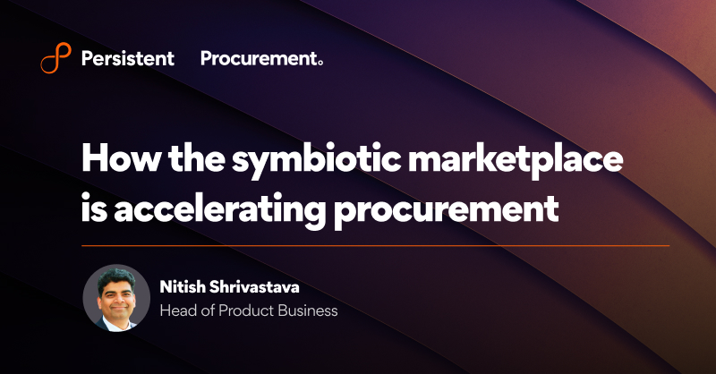 Persistent Systems (@persistentsys) on Twitter photo Our Senior VP & Head of Product Business, Nitish Shrivastava, recently shared some interesting insights in <a href="/ProcurementMag_/">Procurement Magazine</a> on the emerging marketplace model. He highlights how in our increasingly complex and rapidly evolving business landscape, symbiotic marketplaces offer a Our Senior VP & Head of Product Business, Nitish Shrivastava, recently shared some interesting insights in <a href="/ProcurementMag_/">Procurement Magazine</a> on the emerging marketplace model. He highlights how in our increasingly complex and rapidly evolving business landscape, symbiotic marketplaces offer a