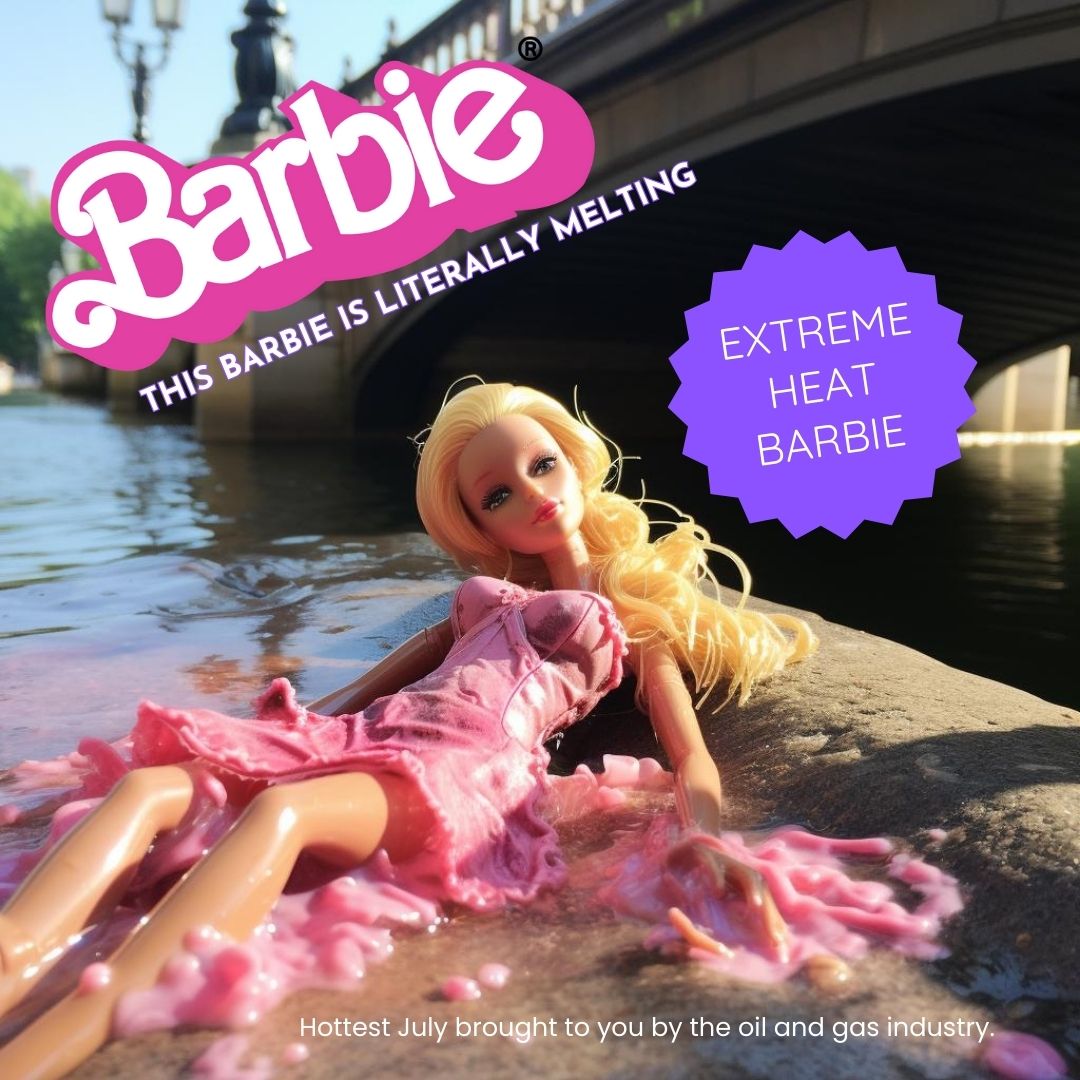carobrouillette's tweet photo. Life in plastic isn't so fantastic when the #HottestJuly ever means your limbs are at risk of melting. Lake dips and ocean swims won't cool us off if we continue to turn the heat up with increasing oil & gas emissions. Canada needs to #CapPolluters with a strong #EmissionsCap. https://t.co/VDLHJqmUE3