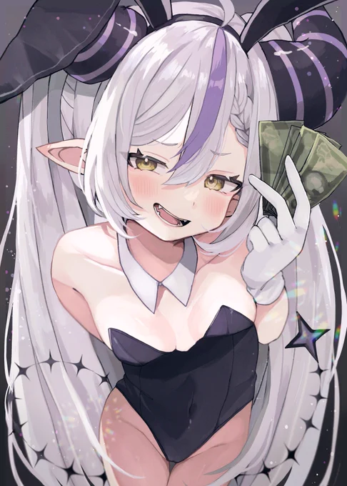    #laplus_artdesu #バニーの日