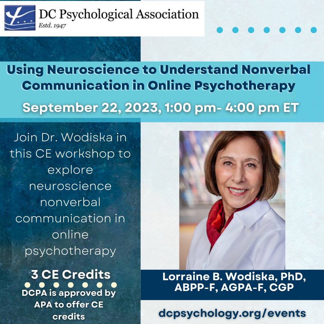 DCPsychAssoc's tweet photo. Register today!

https://t.co/FDlPBrZgy7 https://t.co/TU76fl9fk8