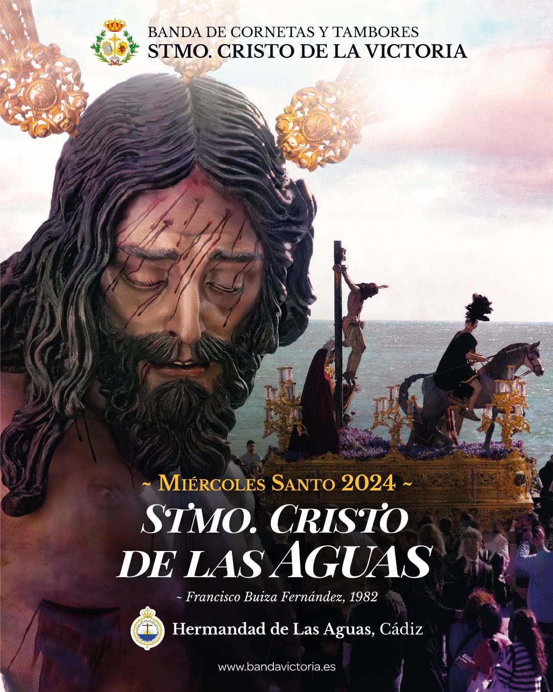 La BCT Cristo de la Victoria de León sonara tras el Cristo de las Aguas de Cádiz en el 2024