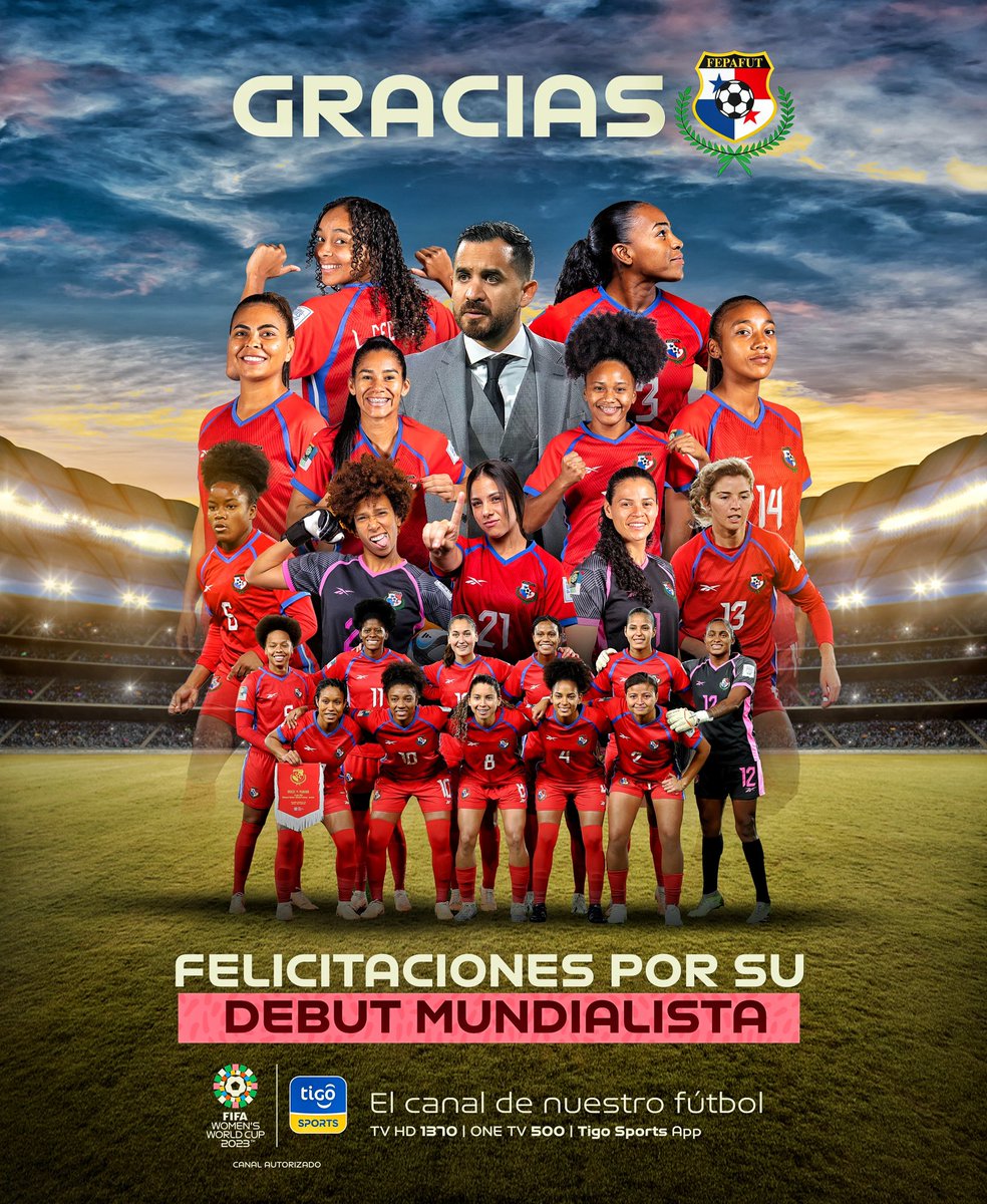 ¡SIMPLEMENTE GRACIAS!😭🇵🇦

Queremos felicitar a la selección femenina panameña, por dejar la bandera en alto en nuestra primera Copa del Mundo👏🏽

#TigoSportsPA