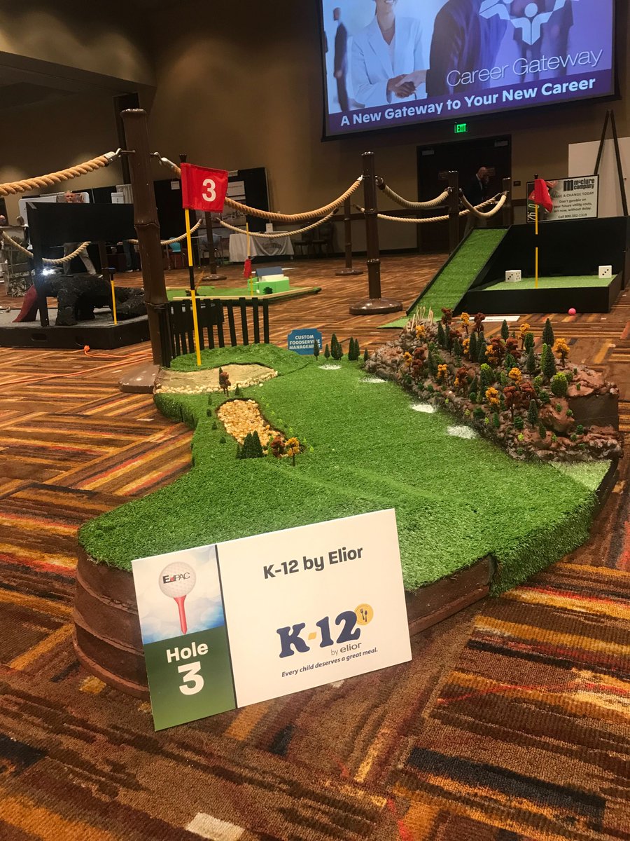 PSBA's tweet photo. Ready to play another round? Attendees at #PASLC2023 will again have the opportunity to putt their way through the EdPAC mini-golf course in the exhibit hall! Don't miss this crowd favorite! Head to https://t.co/NWxfXMbyI6 to register, and we'll see you on the green! ⛳ https://t.co/sl5e4bGDvn