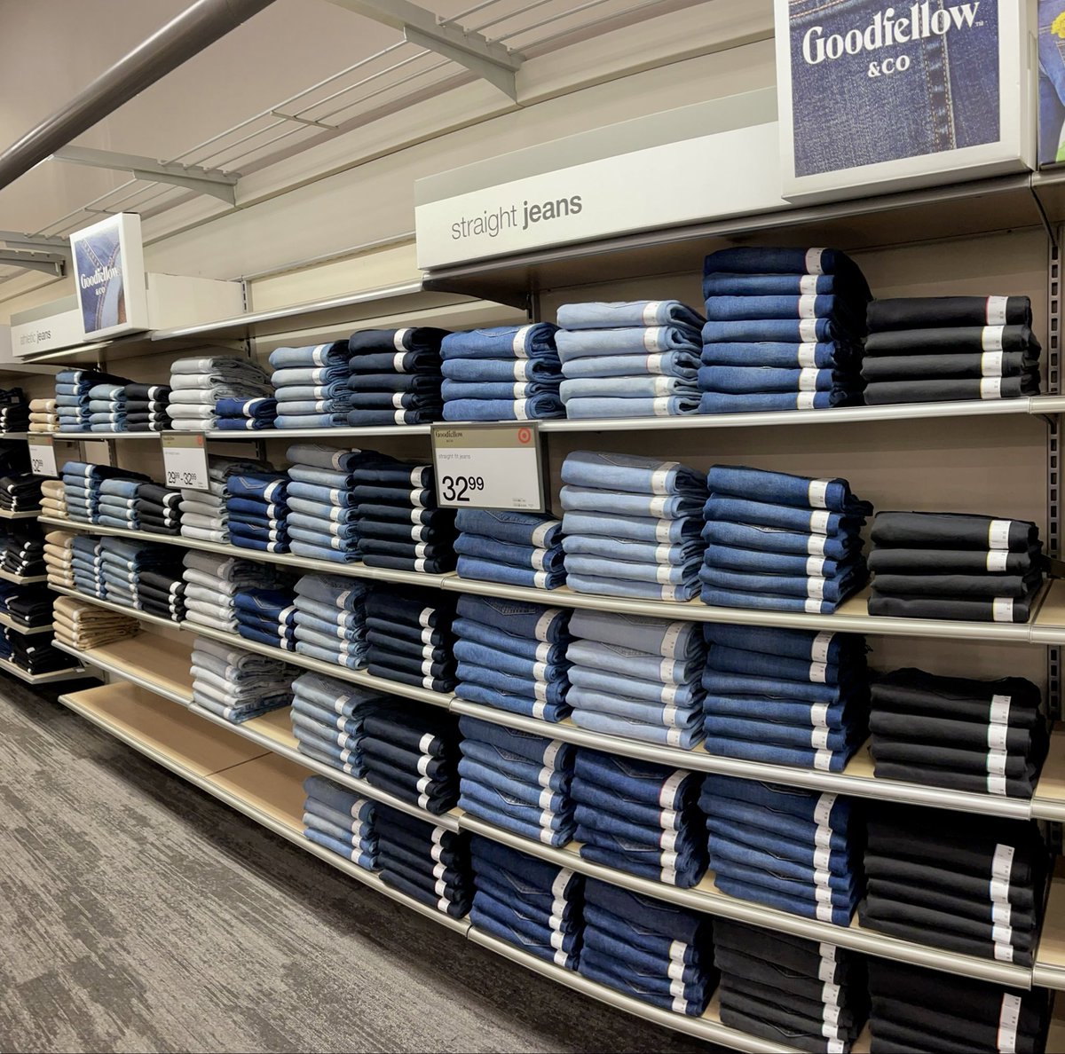 Challenge accepted💪🏽✨ #target #G195denimchallenge #goodfellow #denim #backtoschool #fallseason #visualmerchandiser <a href="/Alyssa_D_Miller/">Alyssa Miller</a> <a href="/emily69716809/">emily</a>