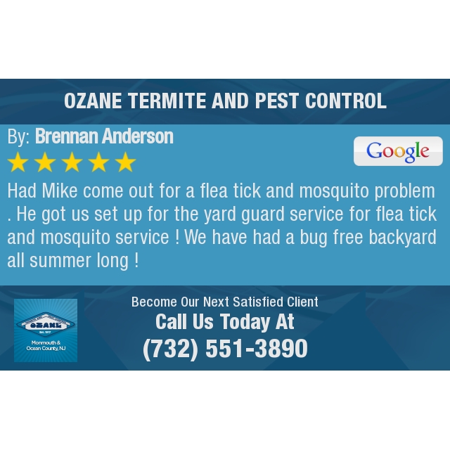 5 Star: Brennan a. "Had Mike come out for a flea tick and mosquito problem . He got..." maps.google.com/?cid=861250914…