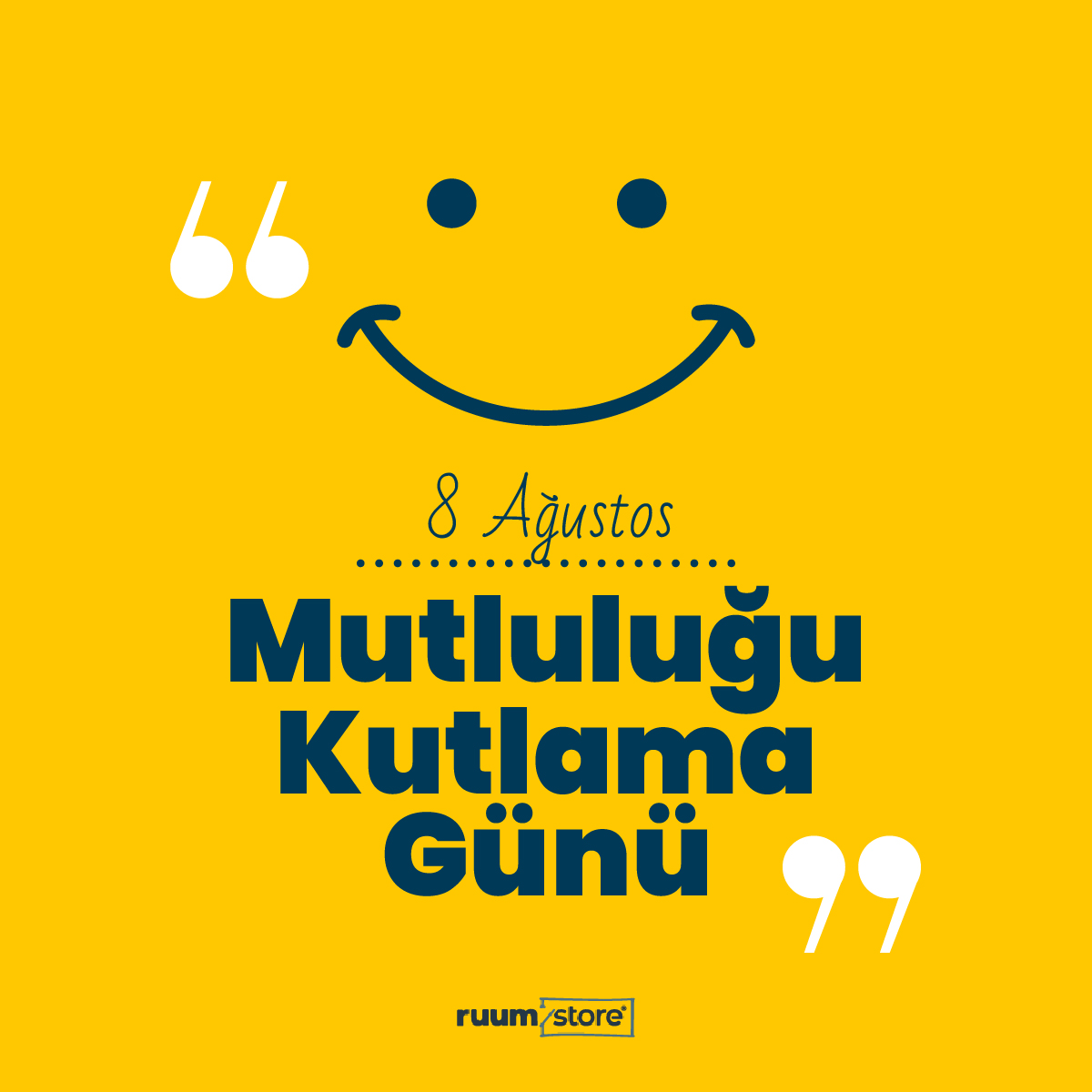 RuumStore's tweet image. Hayatın küçük mutluluklarını keşfetmek için harika bir fırsat!
Gülümsemelerinizi bizimle paylaşın, mutluluğu birlikte yayalım! 😊✨

#ruumstore #yeniliğeyeraç #MutlulukKutlamaGünü #HayataGülümse #MutlulukPaylaşımı