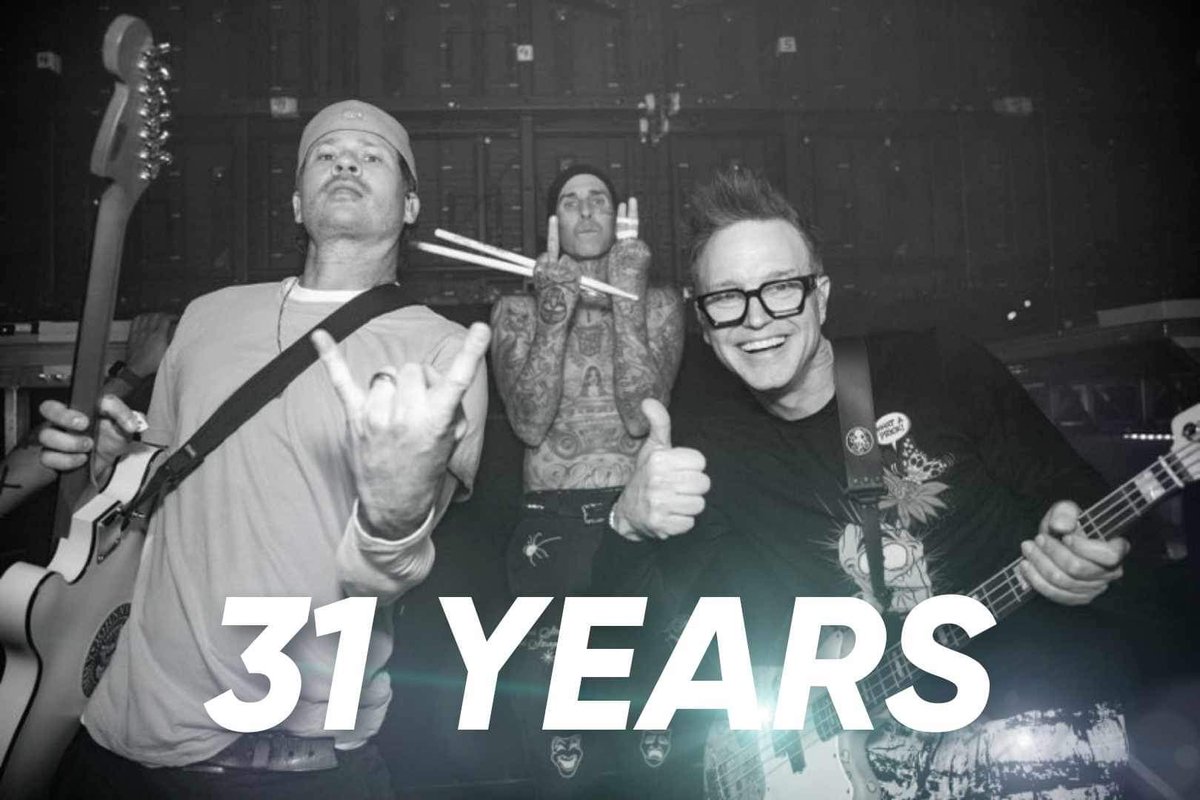 blink182italia's tweet image. blink-182 was founded on this day 31 years ago! 🎉 

blink-182 life. For life. 🙏