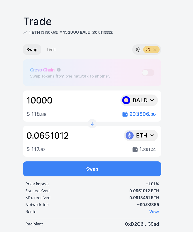 🎁🎁🎁还有20万个 BALD ,卖又不舍得,送点出去吧!!!

转发，点赞，评论任意内容

1万个送给关注我的粉丝（目前价值100U），抽10人，每人1000个。 

5个给脸熟的  5个机抽   48小时开奖

$BALD #Base