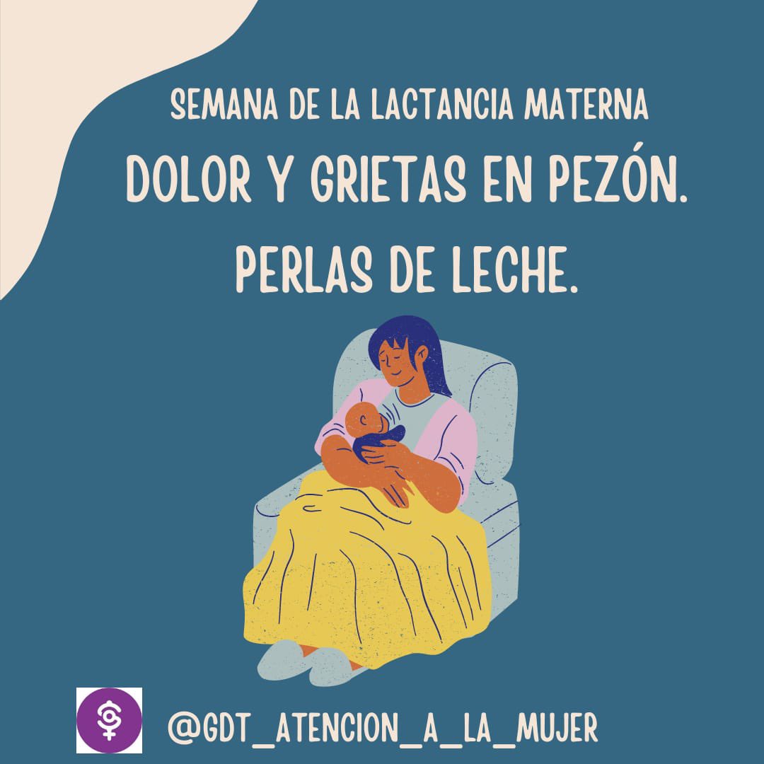 Nos suelen decir que la #LactanciaMaterna “no duele”, pero a veces duele y hay que evaluar por qué y tratar adecuadamente para que deje de doler y la lactancia sea exitosa