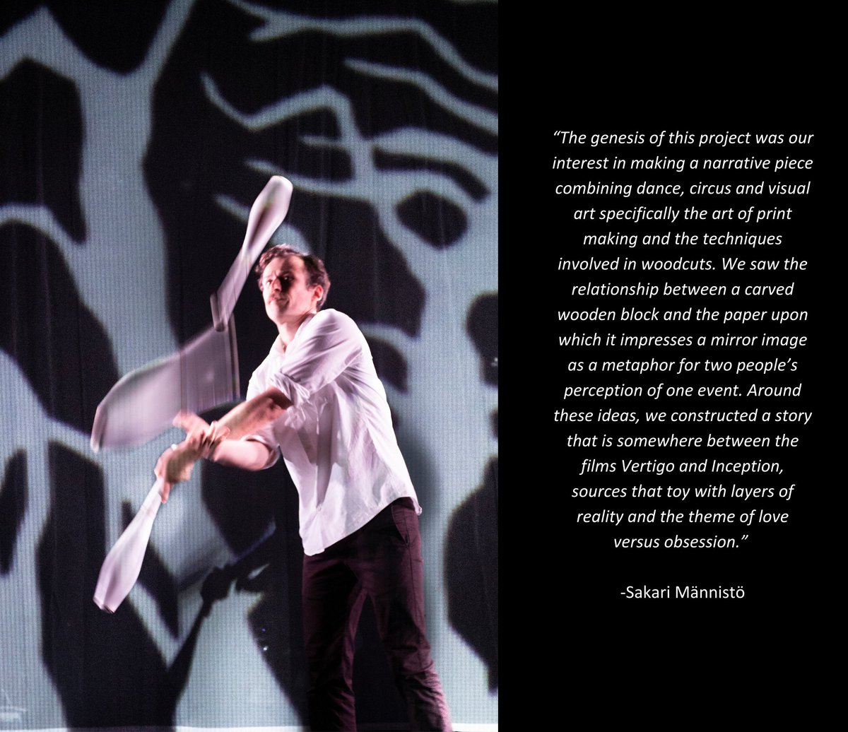 Would you like to hear more about the background of Insomniac’s Fable? Today we’ll hear contemporary circus artist Sakari Männistö’s thoughts on making the Insomniac’s Fable.

📸 Patrick Baldwin

#edfringe23