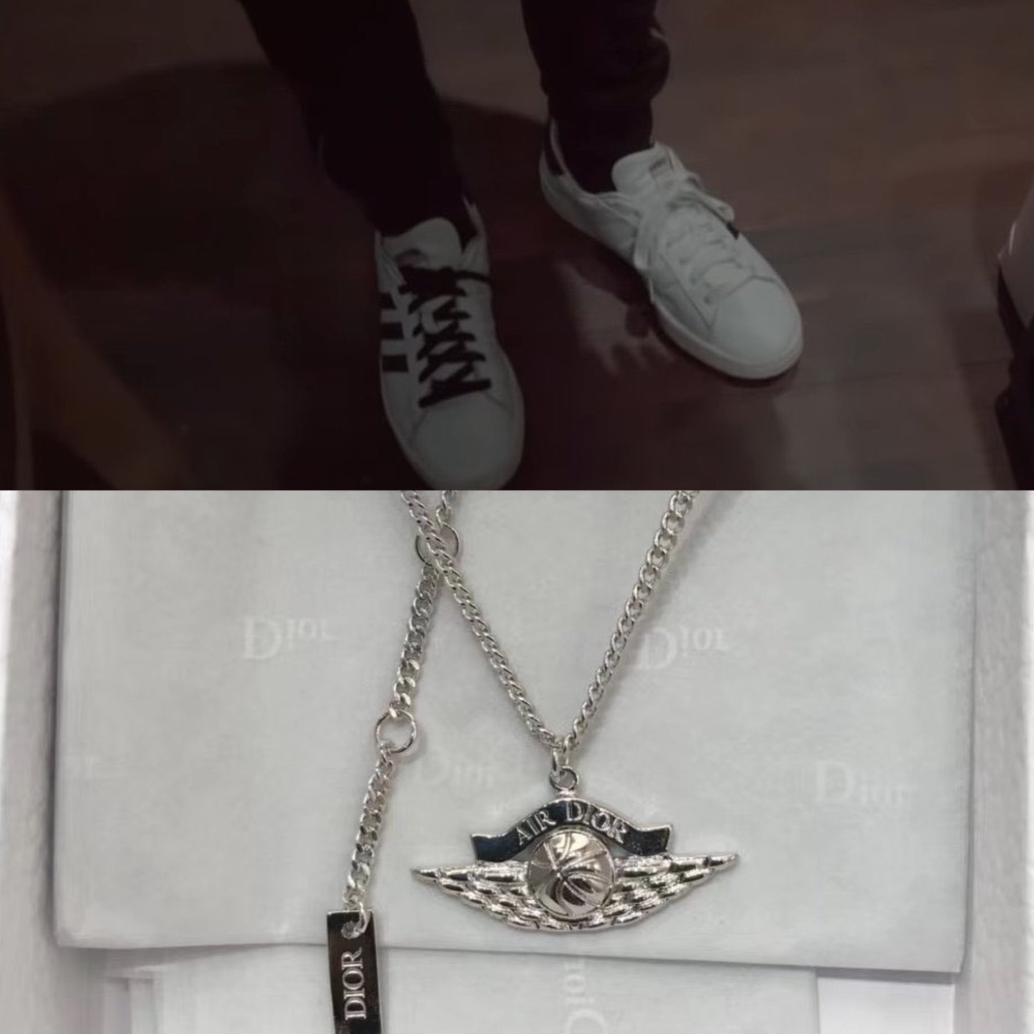 Dior x store jordan necklace Dior x store jordan necklace