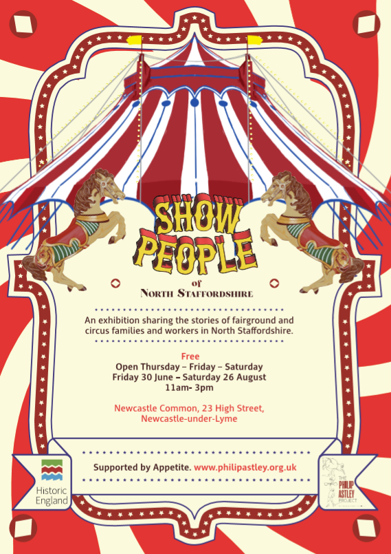 Tomorrow Thurs 3 August 11am Free Film - Wild West Legend Buffalo Bill &amp; his links to North Staffordshire. In Newcastle Common, High Street, Newcastle under Lyme.
This Philip Astley Project is funded by Historic England Everyday Heritage supported by Appetite.
#philipastley