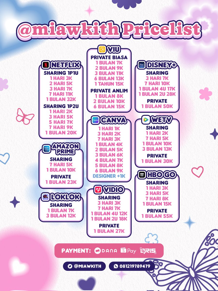📞 — contact : dm <a href="/miawkith/">shanne. fastresp ke wa</a> atau wa.me/81219789479
💌 — testi : t.me/bwank