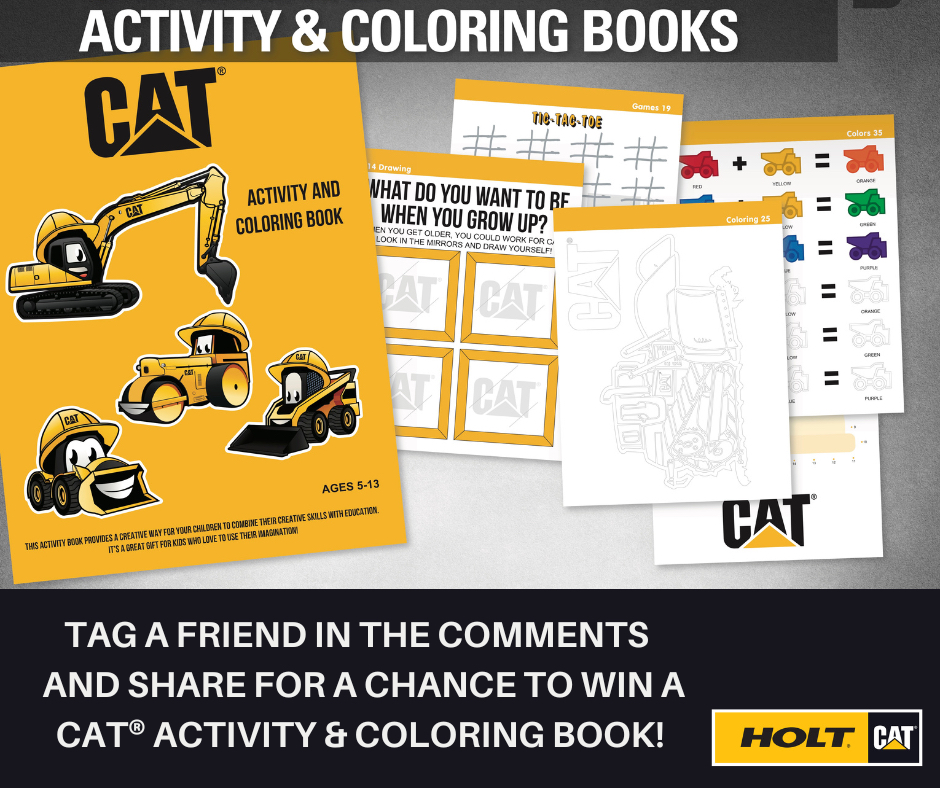 HOLT_CAT's tweet image. It’s #NationalColoringBookDay &amp;amp; we’re here for it. 🖍️ Comment or Tweet this post for a chance to win 1 of these great CAT Activity books. In the meantime, here’s a link to some great #CATMachine coloring pages you can print at home. bit.ly/3Og8BN8 

#HOLTCAT