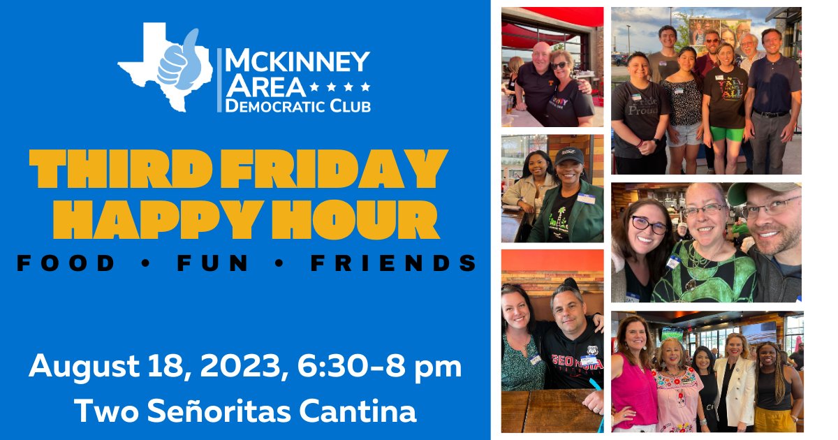 McKDems's tweet photo. Hope you can join us for our next Happy Hour. 
https://t.co/uQj79aVoZ7 https://t.co/SYfUv422cv