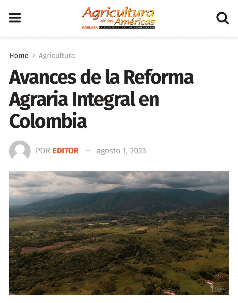 CatatumbComunes's tweet photo. #ArandoLaPaz
Este 3 de agosto en Sincelejo- Sucre, se llevará a cabo el acto de lanzamiento del del Sistema Nacional de Reforma Agraria, a fin de darle mayor viabilidad a esta propuesta y así consolidar la Reforma Agraria Integral.
https://t.co/Z4rjpvWZei https://t.co/5LCdIQtu46