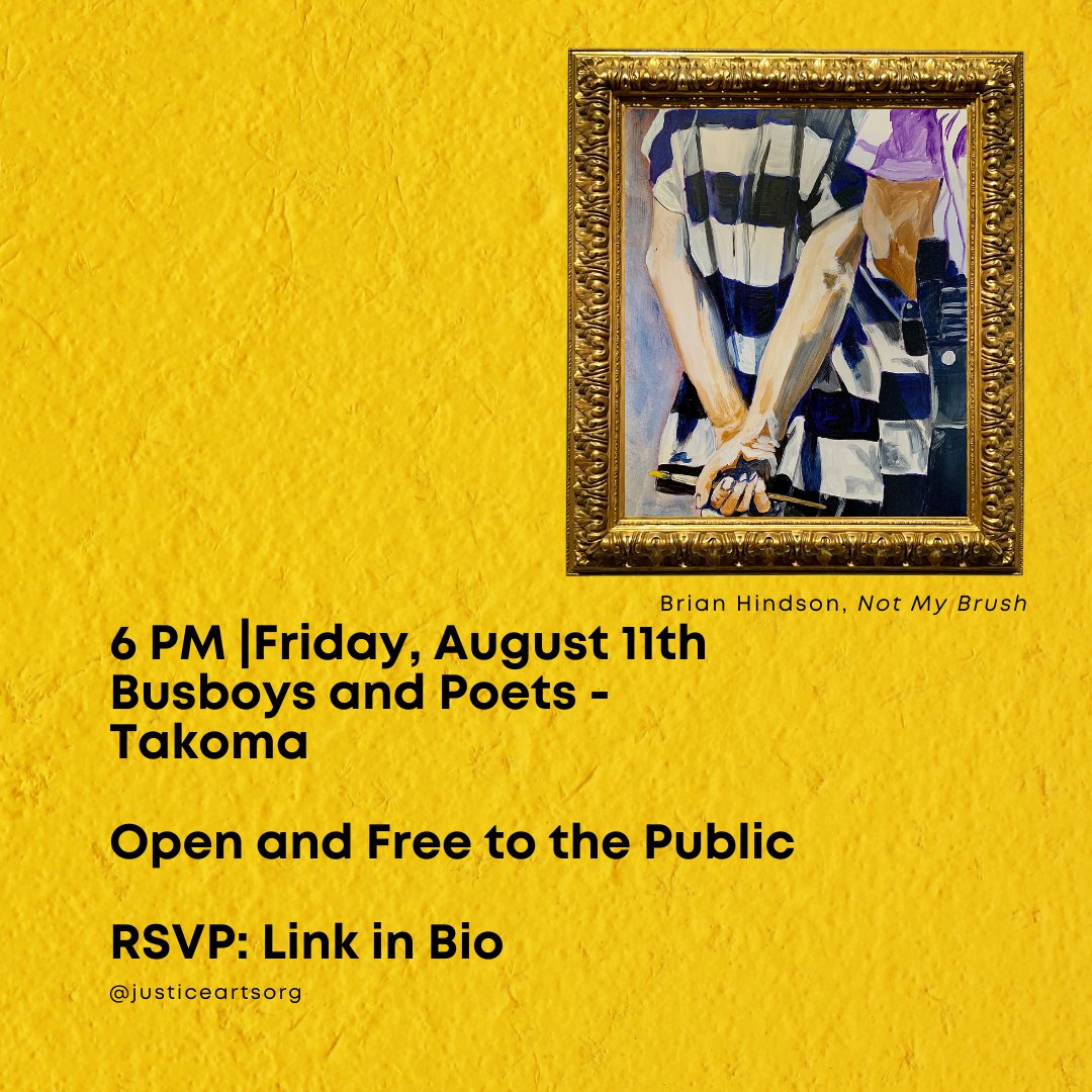 JusticeArtsOrg's tweet photo. EXHIBITION DROP: Creativity is My Freedom is a collab with Busboys and Poets and Justice Arts Coalition (JAC) to share the depth of creative vision, explored across mediums, of formerly and currently incarcerated artists.
#thingstododmv #dmvevents #takoma #arttalk https://t.co/1DqtRUEi9i