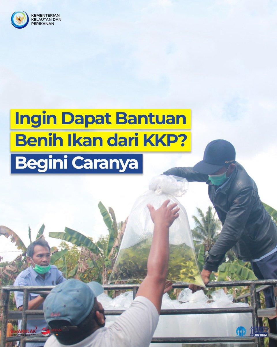 kkpgoid's tweet photo. #SahabatBahari, guna mendukung kemajuan budidaya ikan di Indonesia, baik ikan air tawar, ikan air payau, maupun ikan laut, KKP melalui @budidaya_kkp menyediakan bantuan berupa benih ikan melalui UPT yang tersebar di Indonesia. https://t.co/cETqLY82l5