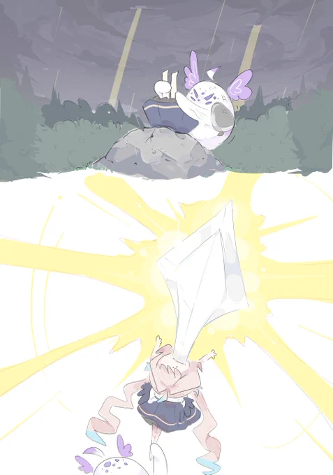 the holy sword buckcaliber #Palouette