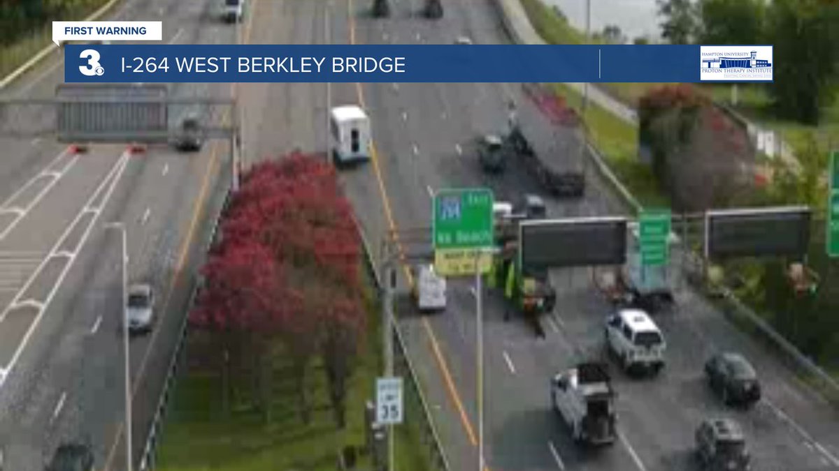 #ALERT: CRASH: Berkley Bridge @wtkr3