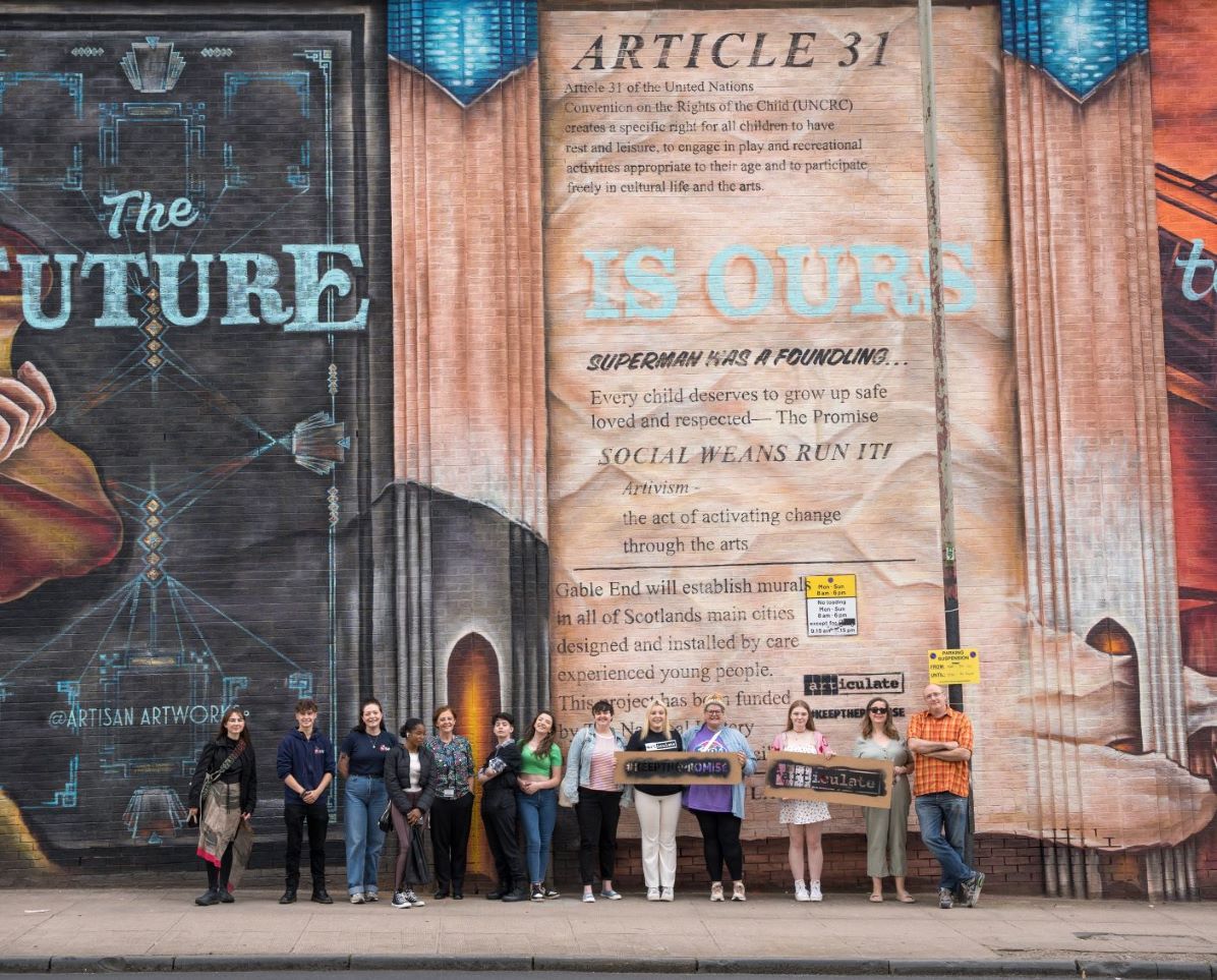 University of Strathclyde (@unistrathclyde) on Twitter photo Have you spotted The Gable End project by <a href="/TrustCultural/">Articulate Cultural Trust</a> on Cathedral Street? As the first mural trail in Scotland dedicated to care experienced young people, it represents the stories, voices, perspectives, and experiences of young people from care backgrounds.
#StrathLife Have you spotted The Gable End project by <a href="/TrustCultural/">Articulate Cultural Trust</a> on Cathedral Street? As the first mural trail in Scotland dedicated to care experienced young people, it represents the stories, voices, perspectives, and experiences of young people from care backgrounds.
#StrathLife