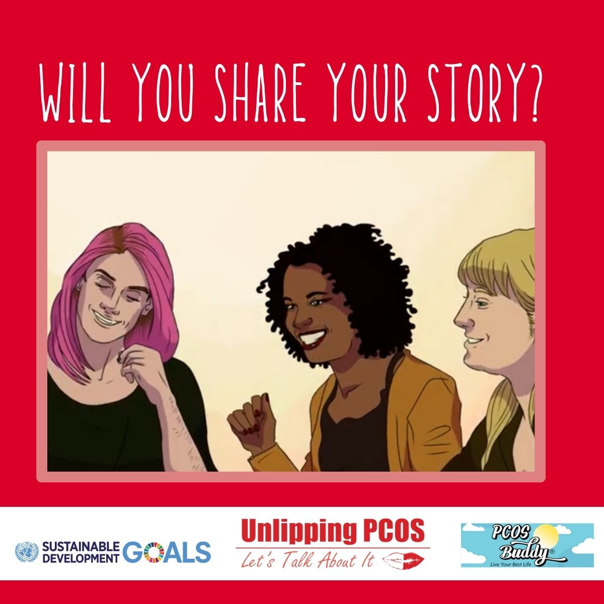 Do you have PCOS? Will you tell your story & help others? 
If so please drop us a PM, comment below or email hello@unlippingpcos.com, and don't worry, we can keep you anonymous if you prefer.

#globalcampaign #oneinten #tacklethetaboo #pcosadvice #PCOS #halflipselfiechallenge