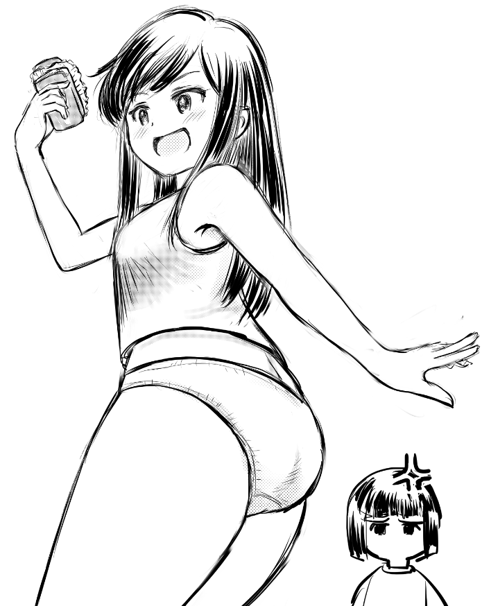 「#パンツの日 のタグを付け忘れてたwせっかくなのでこの1年描いた礼子さんパンツ絵」|いさかこうじのイラスト