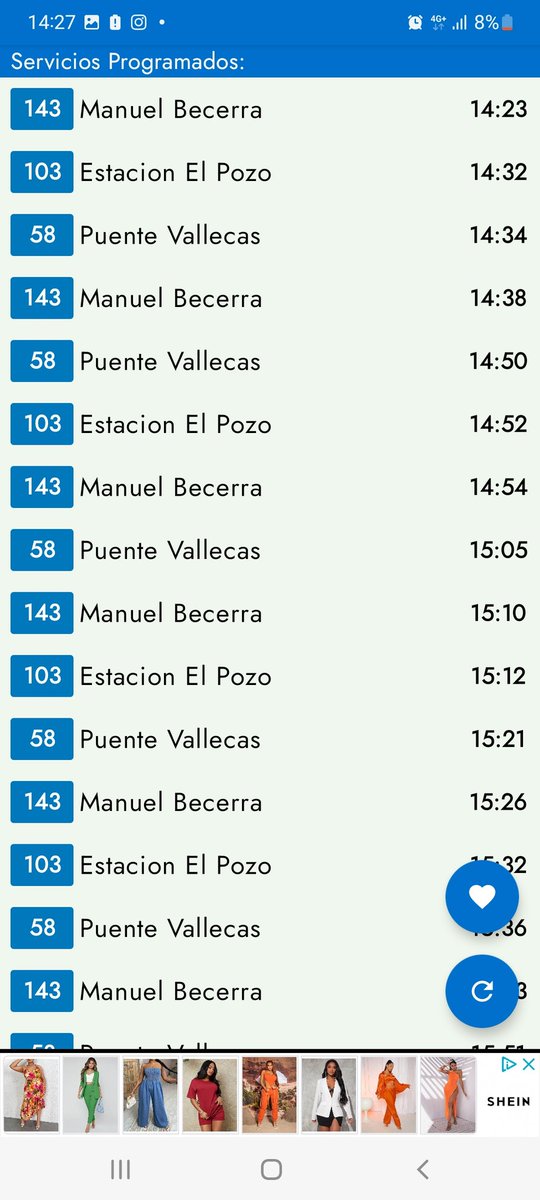 Anaesgu2's tweet photo. @EMTmadrid @EMTmadrid Vaya! Pues eso no dice en los servicios programados y claro que miro los tiempos de espera  ,es la línea que cojo a diario.33"  no es normal https://t.co/Im7nCke961