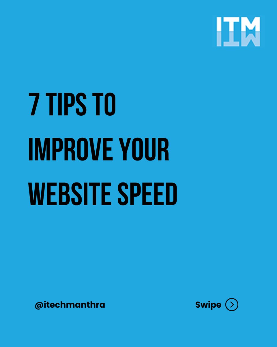 iTechManthra14's tweet photo. Here are the 7 tips to improve your website's speed:

Click here to Know more: https://t.co/lDMwOrXnde

#itechmanthra #seo #SEOStrategy #DigitalMarketing #WebsiteSpeedTips #OptimizeImages #MinimizeHTTPRequests #BrowserCaching #GZIPCompression #MinifyCode #ServerPerformance https://t.co/qUFN5NDJ9L