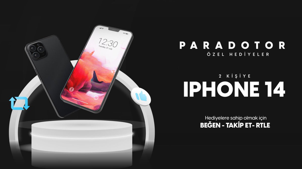 İPHONE 15’i iptal ettim. Daha kısa vadeli ödül etkinliği yapalım. 2 kişiye İPHONE 14. 1-PARADOTOR’un bildirimlerini açın. 2-Bu gönderiyi RT edin. Başka şart yok. 27 Ağustos’ta açıklanacak. Not: JRkriptoyu takip edenler katılamaz!